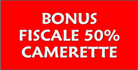 Bonus fiscale del 50% sulle camerette