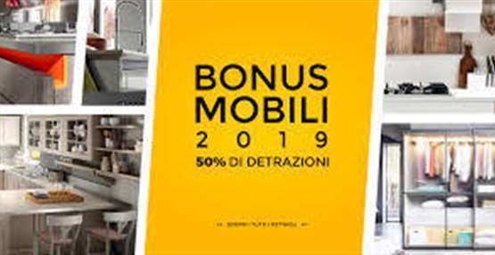 Offerte: bonus mobili 2019 50% detrazioni